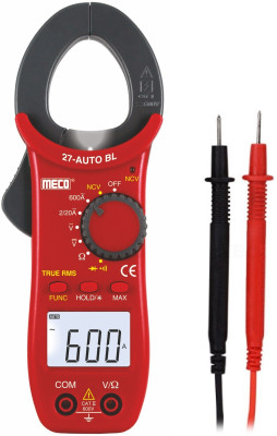 HTY Meco-27 Auto BL digial clampmeter 600A AC With 1 Year warranty Digital Multimeter(Red 2000 Counts)