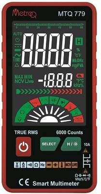 PBSS MetroQ MTQ 779 Smart Multimeter, Digital Multimeter(Black 6000 Counts)