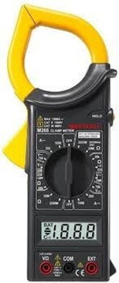 MASSTECH MASTECH M266F DIGITAL CLAMP METER WITH OVER LOAD PROTECTION Digital Multimeter(Black, Yellow 2000 Counts)