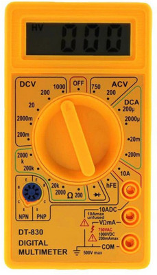 BALRAMA 830-D-Multimeter Digital Multimeter(Yellow 2000 Counts)