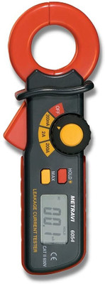 Metravi M-6054 Digital AC Leakage Current Meter 0-200mA / 2A / 200A AC Digital Multimeter(Black, Red 3200 Counts)