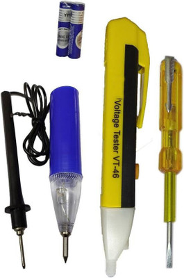 BALRAMA Pack of Voltage tester Continuity Tester Electric Tester Analog Multimeter Analog Multimeter(2000 Counts)