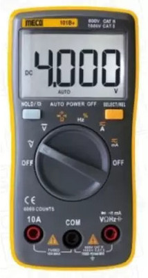 MECO Instruments 101B+ 40mA-10A AC Current with Calibration Certificate Digital Multimeter(Yellow, Black 6000 Counts) MECO Instruments 101B+ 40mA-10A AC Current with Calibration Certificate Digital Multimeter(Yellow, Black 6000 Counts)
