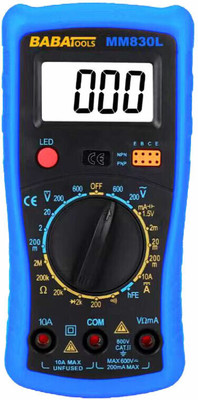 BABATOOLS MM830L Digital Multimeter(Blue 2000 Counts)