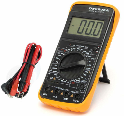 InkOcean Digital DT9205A Multimeter with Capacitance Current Voltage Resistance Digital Multimeter(2000 Counts)