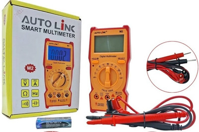 SG Flash AUTOLINK M2 Digital Multimeter for Electrical Testing Digital Multimeter(Yellow 2000 Counts)