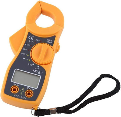 BALRAMA MT87 LCD Digital Clamp Meter Multimeter Resistance Test AC/DC Digital Multimeter(2000 Counts)
