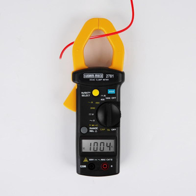 Kusam-meco 1000A DC/AC Digital Clamp Meter KM 2781|9 Functions 32 Ranges Digital Multimeter(Black 4000 Counts)