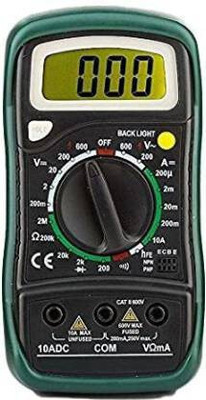 GoodsBazaar MAS830L Digital Pocket Multimeter with Backlight Multi Meter AC DC Voltage Check Digital Multimeter(2000 Counts)