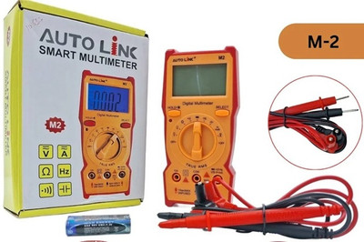 SG Flash PREMIUM AUTOLINK M2 Digital Multimeter for Electrical Testing Digital Multimeter(Yellow 2000 Counts)