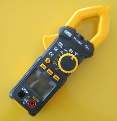 HTY Meco-3¾ Digits 600A AC (Model : 54+) Autoranging Digital Clampmeter Digital Multimeter(Black, Yellow 6000 Counts) HTY Meco-3¾ Digits 600A AC (Model : 54+) Autoranging Digital Clampmeter Digital Multimeter(Black, Yellow 6000 Counts)