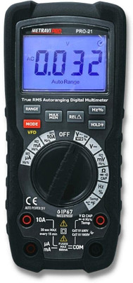 Metravi PRO 21 Industrial Grade Digital TRMS Multimeter with 700V VFD, IP67 Dust 2m Digital Multimeter(Multicolor 2000 Counts)