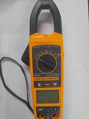 sprk HTC Instrument CM-2056 Clamp Meters - 1000A Ac/Dc+ Freauencv Analog Multimeter Digital Multimeter(6000 Counts)