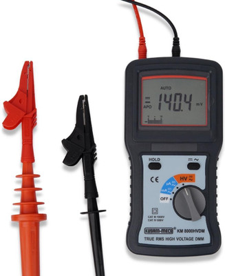 Kusam-meco True RMS HV DMM KM 8000|4000 Counts Digital Multimeter(4000 Counts)