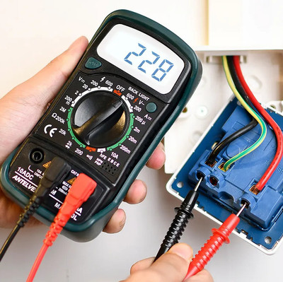 3REE ORIGINAL 830L Digit Manual Multimeter with Backlight Digital Multimeter(2000 Counts)
