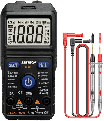 HTY BEETECH B-511 Digital Smart Multimeter Digital Multimeter(Black, Blue 4000 Counts)