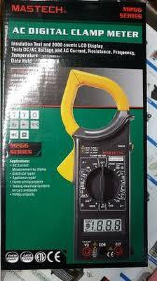 MASSTECH MASTEC6H M266 SERIES AC DIGITAL CLAMP METER (DC VOLTAGE 2V/20/200V) Digital Multimeter(2000 Counts)