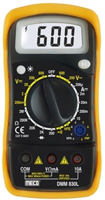 PBSS MECO 830L Digital Multimeter, Digital Multimeter(Black 2000 Counts)