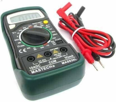 AMAZEE MAS830L Digital Pocket Multimeter with Backlight Multi Meter AC DC Voltage Check Digital Multimeter(2000 Counts)