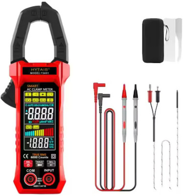 ZLLJMETER ZL218S Smart Digital Clamp Meter Digital Multimeter(Red 6000 Counts)
