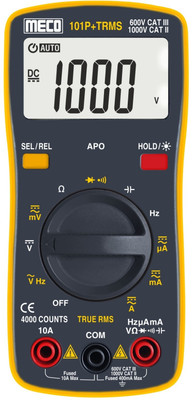 HTY Meco-3¾ Digits 4000 Counts TRMS Autoranging Pocket Size (Model : 101P+TRMS) Digital Multimeter(Grey 6000 Counts)