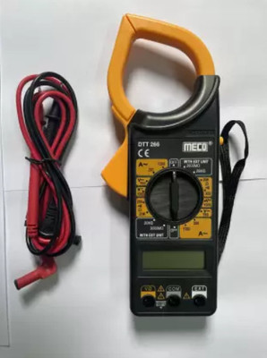 MECO Instruments DT-266 31/2 DIGIT 2000 COUNTS 1000A AC MANUAL RANGING CLAMPMETER Digital Multimeter(Yellow 2000 Counts)