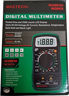 CUBESPL MASTECH MS830L LCD Digital Multimeter Digital Multimeter Digital Multimeter(Green 2000 Counts)
