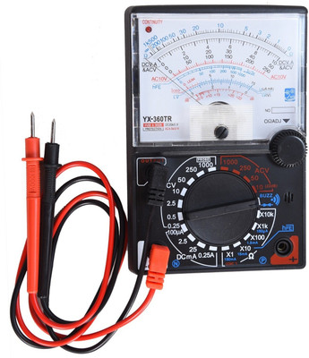 BALRAMA YX-360 Manual Electrical Multitester Voltmeter Ammeter Ohmmeter Voltage Current Analog Multimeter(2000 Counts)