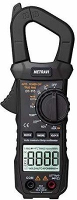 Metravi DT-115 Digital Multimeter(Black 6000 Counts)