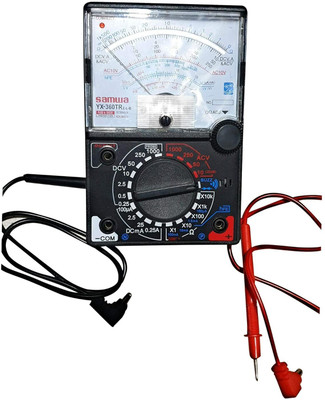 SG Flash HIGH P0WER YX-360TR Analog Multimeter DC-20kohm.V/AC-5kohm/V for AC/DC Digital Multimeter(Black 2000 Counts)