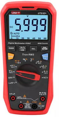 PBSS UNI-T UT61D+ True RMS Digital Multimeters- USB, Digital Multimeter(Black, Red 6000 Counts)