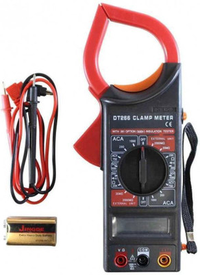 Sharum Crafts DT 266 Digital Clamp Multimeter with battery and carrying case Digital Multimeter(2000 Counts)
