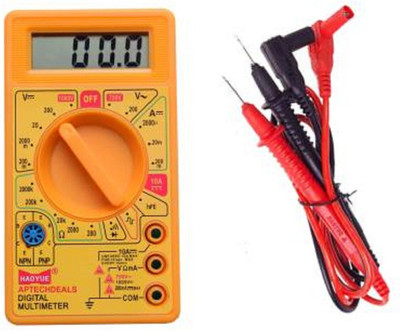 BALRAMA D830D Digital Multimeter LCD Digital Multimeter(Yellow 2000 Counts)