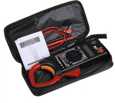 BALRAMA DT266 Digital clamp meter with LCD display for AC/DC current voltage measurement Digital Multimeter(Black 2000 Counts)