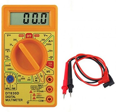 Samar enterprises Digital Multimeter LCD Screen-AC-DC Measuring Voltage Current Digital Multimeter(Yellow 2000 Counts)