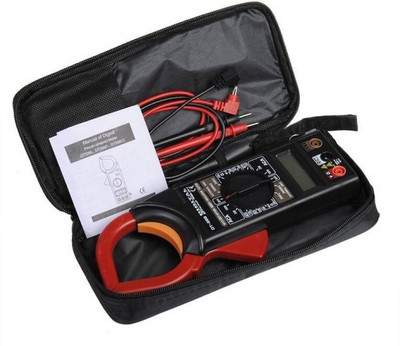 BALRAMA Clamp Meter DT 266 Digital Clamp Multimeter with battery and carrying case Digital Multimeter(Black 2000 Counts)