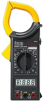 TH1 Mastech Digital AC Clamp Meter Multimeter M266F (With Frequency) Original Digital Multimeter(Multicolor 2000 Counts)