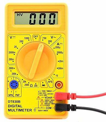 BALRAMA AC DC Voltmeter Ammeter Ohm Auto Polarity Tester Buzzer Diagnostic Multimeter Tr Digital Multimeter(2000 Counts)