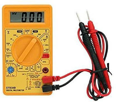 BALRAMA DT-830D LCD Disply Digital Multimeter (Yellow 2000 Counts) Digital Multimeter(2000 Counts)