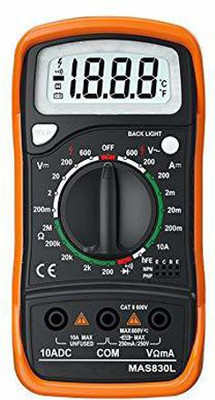 DECENT AIR SYSTEM MAS830L Digital Multimeter(Yellow, Black 2000 Counts)