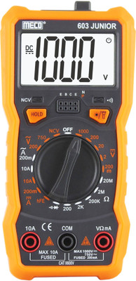 HTY Meco-3½ Digits 2000 Counts Manual Ranging Digital Multimeter (Model-603 Junior) Digital Multimeter(2000 Counts)