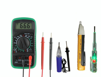VMTRONIX Premium 830-I Multimeter | With Voltage Tester, Continuity Tester & Tester Pen | Digital Multimeter(Green, Black 2000 Counts)