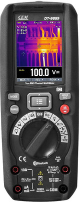 CEM Digital TRMS full-featured Multimeter with built-in 80x80px Thermal Imager Digital Multimeter(Black 6000 Counts)