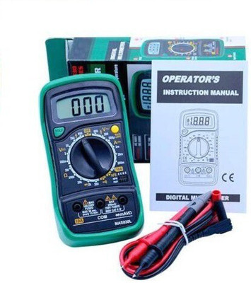GoodsBazaar MAS830L Pocket-Sized Electronics Multitester for AC-DC Voltage DC Current Mastec Digital Multimeter(2000 Counts)
