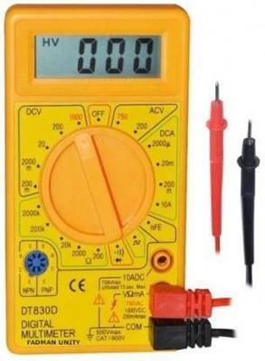 BALRAMA (DT-830D) Digital Multimeter Digital Multimeter(Yellow 2000 Counts)