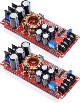 shockley 1200W 20A DC Boost Converter Step-up Power Supply Module 8-60V to 12-83V (2 Pc) Multipurpose Controller