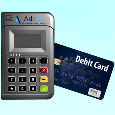 AdsPe Micro ATM PoS Device Card Swipe Machine Multipurpose Controller