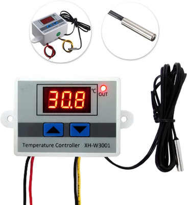 vinesto Digital Temperature Controller | Dual Mode LED Thermostat with Waterproof Sensor Multipurpose Controller