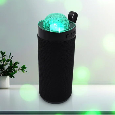 3D Disco Light Sound Bluetooth Speaker PORTABLE BLUETOOTH SPEAKER Dynamic Thunder Sound Built in Disco Light Bluetooth Speaker (1 Pc) Blu-ray Standard Edition(English - Disco Speaker)