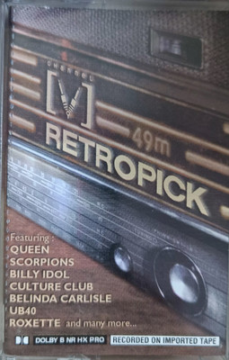 Retropick - queen scorpions ub40 ( music cassette) Audio CD Limited Edition(English - Queen scorpions ub40 roxtee)